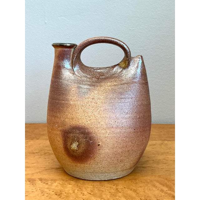 Vintage Original Studio Pottery Pitcher For Sale In West Palm - Image 6 of 12