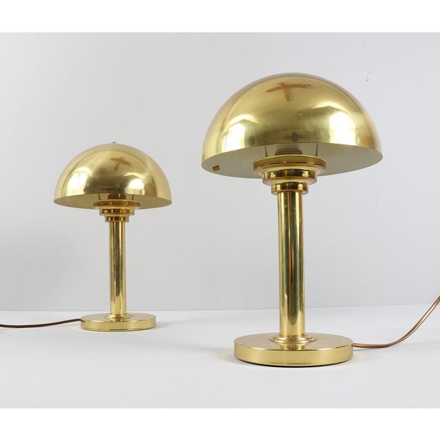 1970s Art Deco Style Mushroom Table Lamps from WSB, Germany, 1970s, Set of 2 For Sale - Image 5 of 11