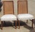 Brown Mid 20th Century Pair of Mid-Century Cane Back Walnut and Upholstered Side Chairs For Sale - Image 8 of 8