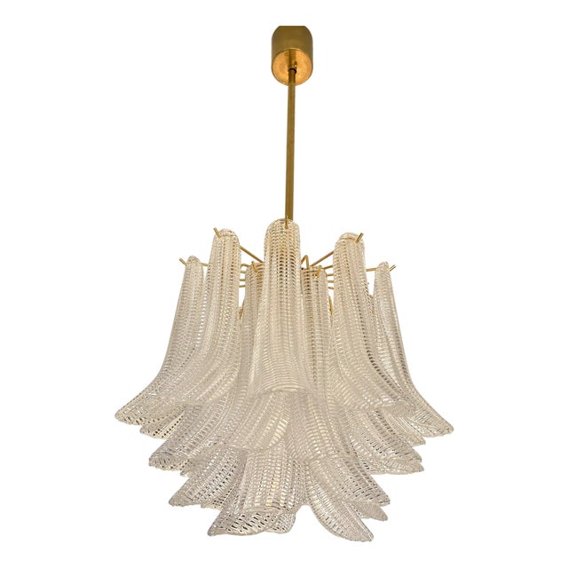 Sella Chandelier with Gold 24k Metal Frame by Simoeng For Sale