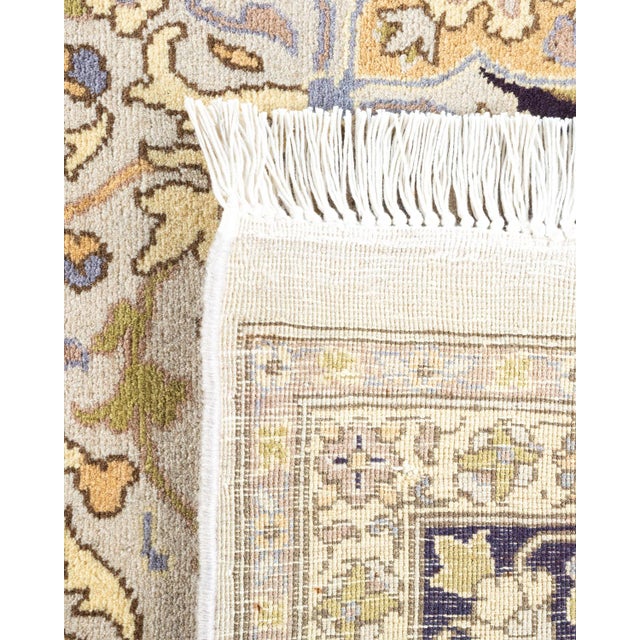 2000 - 2009 Mogul, One-of-a-Kind Hand-Knotted Area Rug - Ivory, 6' 2" x 9' 2" For Sale - Image 5 of 8