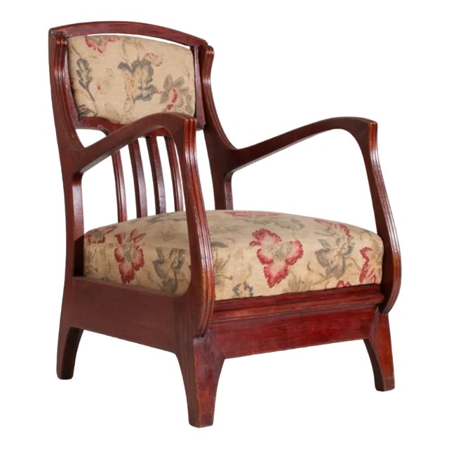 Set of Armchairs by Eugenio Quarti for the Gran Hotel San Pellegrino, 1900s For Sale