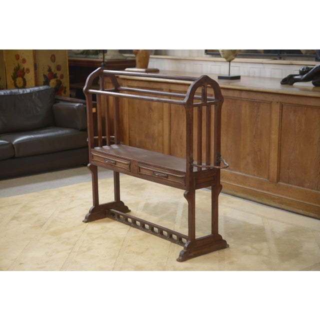 Art Nouveau Wooden Clothes Rack, 1900s For Sale - Image 13 of 13