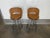 1950s Mid Century Calif Asia Rattan Bar Stools - a Pair For Sale - Image 12 of 12