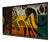 Glass Relief in an Iron Frame, 1970s For Sale