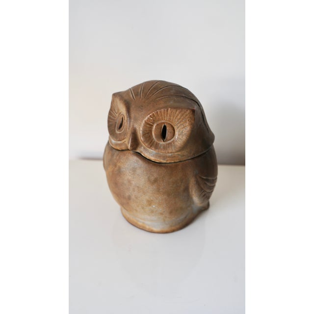 Ceramic Owl Sculpture by Agnès Escala, 1960s For Sale - Image 13 of 16