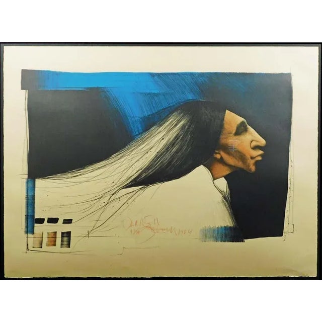 "Dark Night" by Frank Howell Original Limited Edition Lithograph on Paper Hand signed, titled and numbered by the artist...