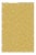 Mustard Square Textured Rug from Marqqa For Sale