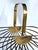 Vintage Art Deco Style Wire Bread/Fruit Basket in Stainless Steel and Brass Plate Handle For Sale - Image 11 of 12