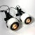 Lights Pair of French Space Age Clip on Eyeball Spot Lights / Lamps For Sale - Image 7 of 12