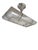 Metal Mid 20th Century French Modernist Art Deco Billiard Chandelier Highly Polished Nickel & GlassRods For Sale - Image 7 of 18