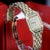 Modern Cartier Panthere Jumbo in 18k Gold Factory Diamond Pave Dial & Bracelet Watch For Sale - Image 3 of 16