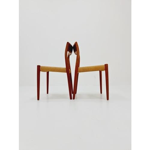 Vintage Danish Teak Model 77 Dining Chair by Niels Otto Møller, 1960s For Sale - Image 3 of 11