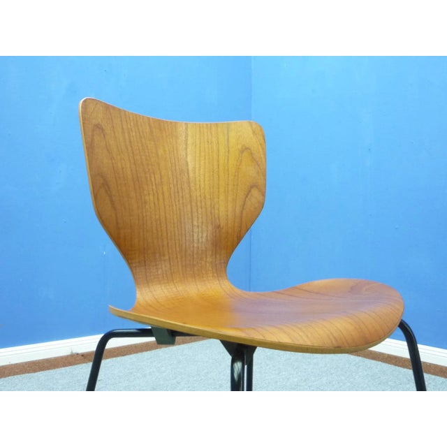 Set of Plywood & Teak Dining Chairs from Mücke & Melder, 1960s For Sale - Image 6 of 8