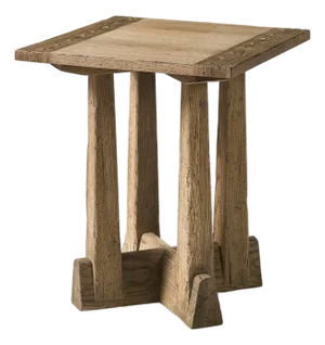 Rustic Modern Square Side Table