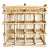 Circa 1970 Split Bamboo Wine Storage Rack – Accommodates 12 to 16 Bottles For Sale