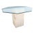 Vintage Boho Chic Sculpted Pencil Reed Octagonal Glass Top Dining Table For Sale
