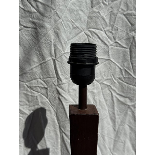 Vintage Wooden Lamp, 1980s For Sale - Image 3 of 12