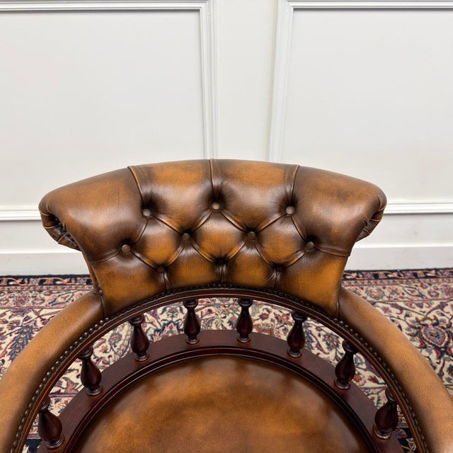 English Chairs from Springvale Chesterfield, Set of 4 For Sale - Image 6 of 16