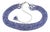 Tanzanite Necklace 4 Strand MultiStrand Blue Rondelles Bead 16-5mm Natural Large For Sale