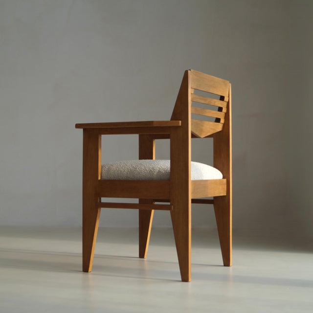 Brown Dutch Art Deco Armchair by Anton Lucas, 1920s For Sale - Image 8 of 17