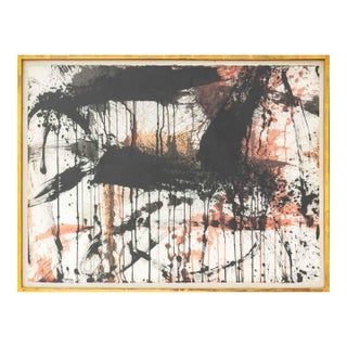 Norman Bluhm Lyrical Abstraction Gouache, 1961 For Sale