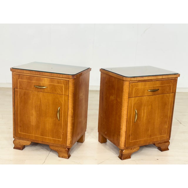 Mid-Century Modern Bedside Tables, Set of 2 For Sale - Image 5 of 10