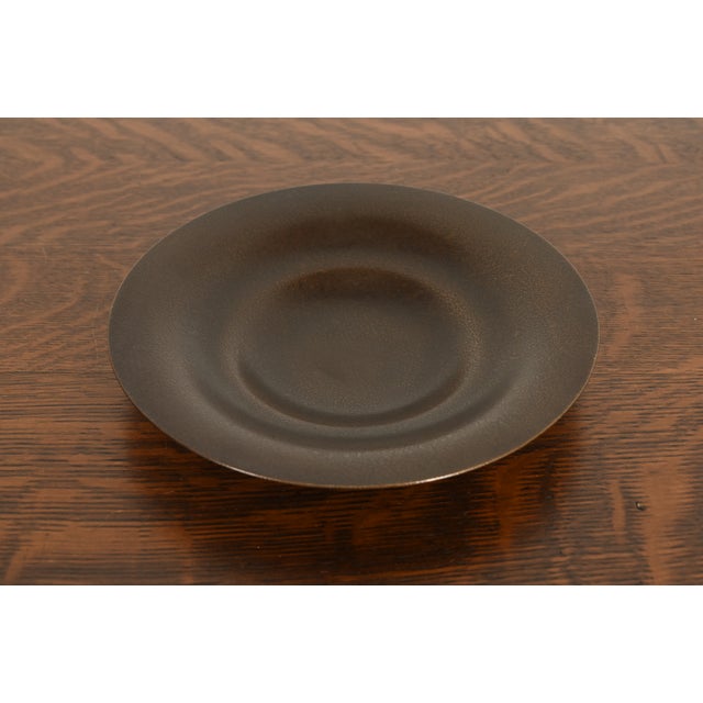 Tiffany Studios New York Bronze Plate or Shallow Bowl For Sale - Image 9 of 14