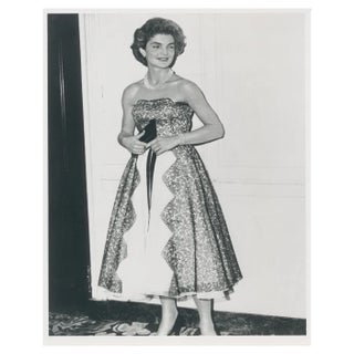 Jackie Kennedy, Black and White Photography, 1960s For Sale
