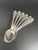 Art Deco Reed & Barton Corsican 1926 Silverplate Teaspoons With Monogram P - Set of 6 For Sale - Image 3 of 10