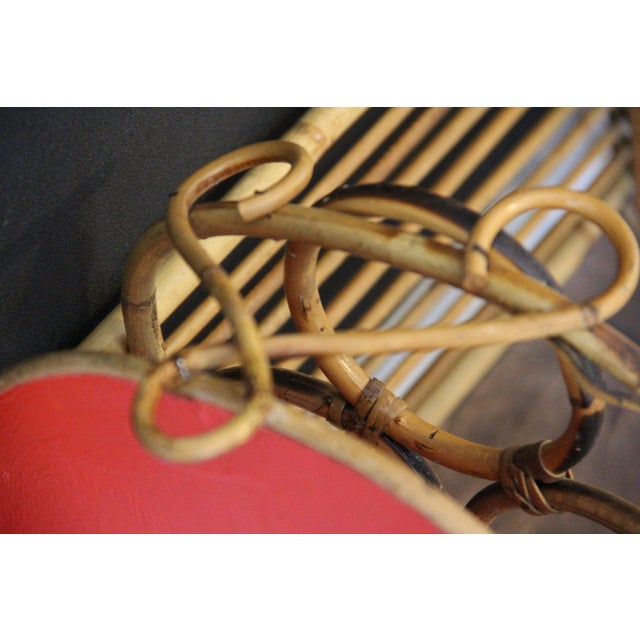 Vintage Bamboo and Rattan Bar, 1950s For Sale - Image 13 of 17