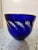 Late 20th Century Late 20th Century Handmade Cobalt Glass Bowl Signed by Artist Linda Backus For Sale - Image 5 of 9