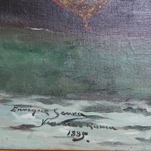 Enrique Serra, An Observer on the Venetian Lagoon, Painting For Sale - Image 4 of 8