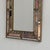 Small Spanish Brass and Mosaic Mirror with Stained Pink Glass, 1980s For Sale - Image 4 of 12
