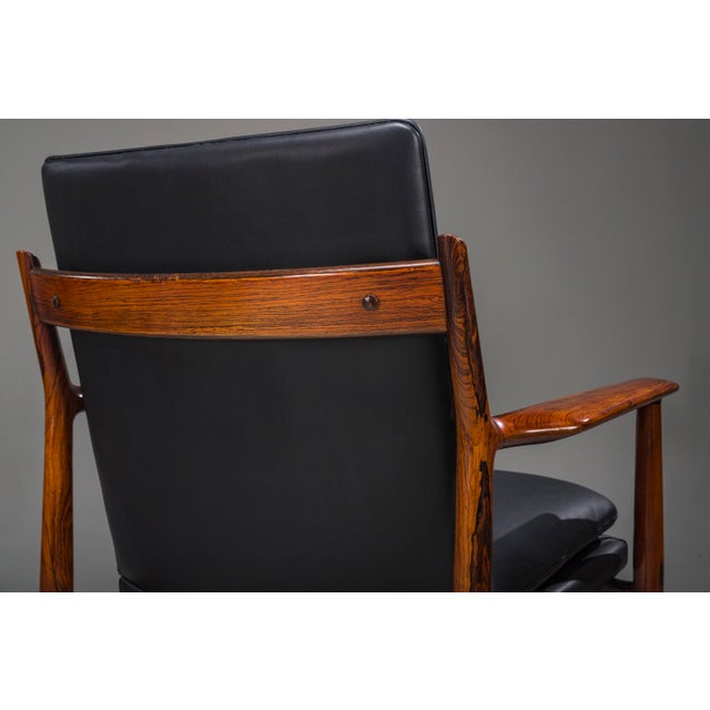 Danish Model 431 Armchairs in Leather by Arne Vodder for Sibast Møbler, 1960s, Set of 4 For Sale - Image 18 of 18