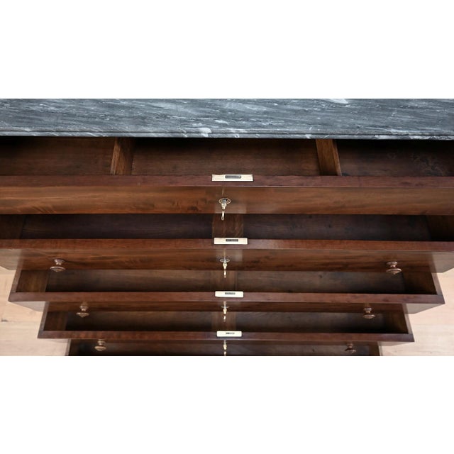 Late 19th Century Louis Philippe Mahogany Chest of Drawers For Sale - Image 17 of 18