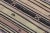 1970s Handmade Natural Rustic Farmhouse Striped Design Kilim For Sale In Sacramento - Image 6 of 10