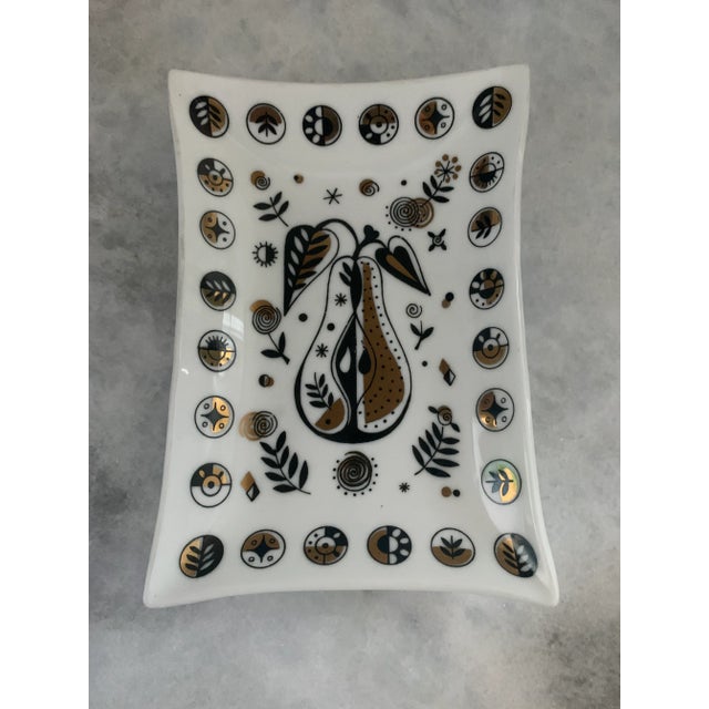 Glass Vintage Georges Briard Forbidden Fruit Serving Dish For Sale - Image 7 of 7