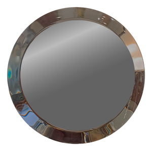Round Wall Mirror by Pierangelo Gallotti for Gallotti & Radice, Italy, 1970s