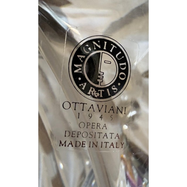 Giovanni Ottaviani Mid 20th Century Ottaviani Italian Silver Decanter For Sale - Image 4 of 6