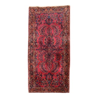 Antique Zabihi Collection Persian Sarouk Rug - 2'6" x 4'10" For Sale