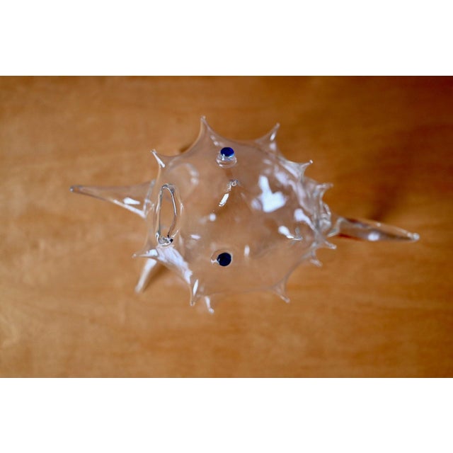 Glass Blown Glass Sculpture of a Fish from Mb Art Glassworks, 1970s For Sale - Image 7 of 9