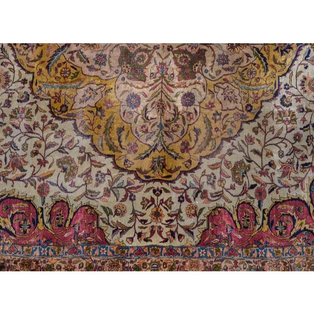 1910s Early 20th Century Agra Rug For Sale - Image 5 of 10