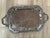 Beautiful, extra-large vintage silver-plated serving tray made by the renowned F.B. Rogers Silver Co. in 1883. Belongs to...