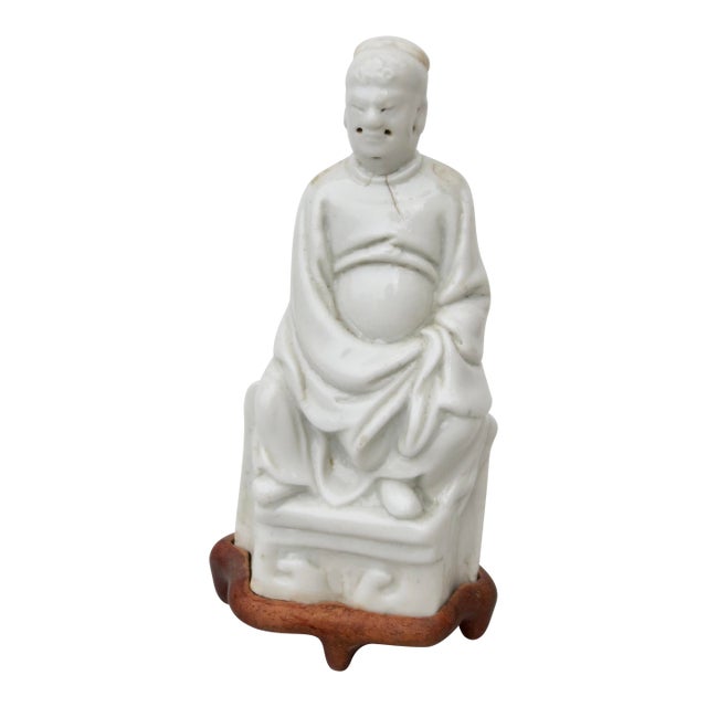 Antique Dehua Porcelain Blanc De Chine Wenchang Circa 18th For Sale
