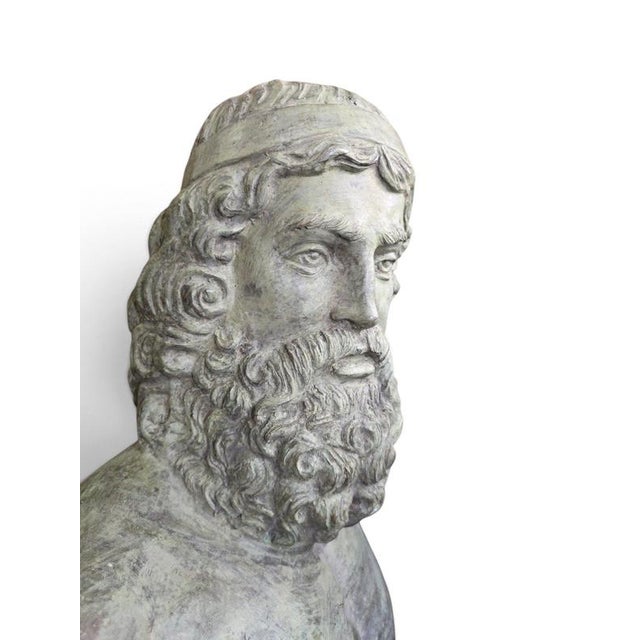 Sculptures of the Riace Warriors in Bronzes, Set of 2 For Sale - Image 10 of 11