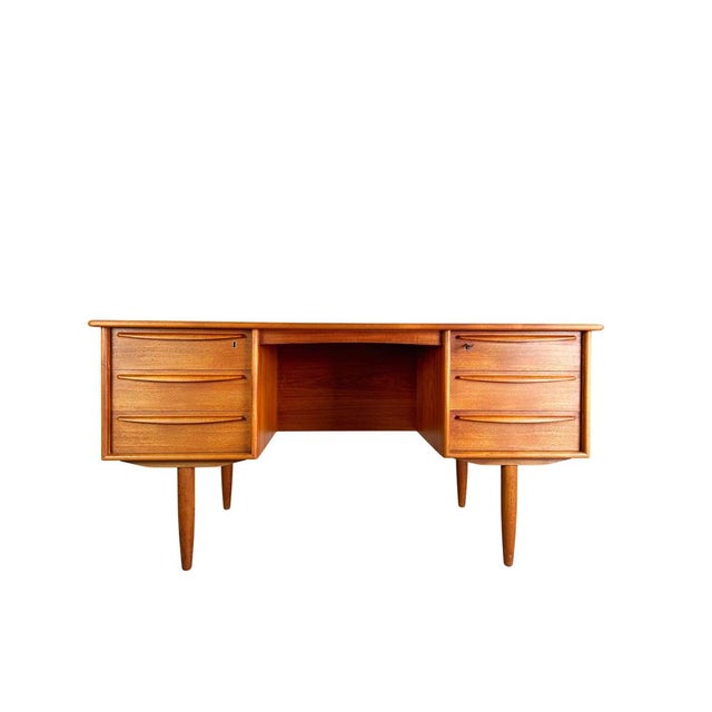 Mid-Century Falster Desk in Teak by Svend Å. Madsen For Sale - Image 9 of 9