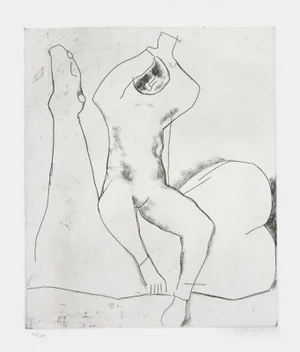 Jugglers Riding - Original Etching by Marino Marini - 1969 1969