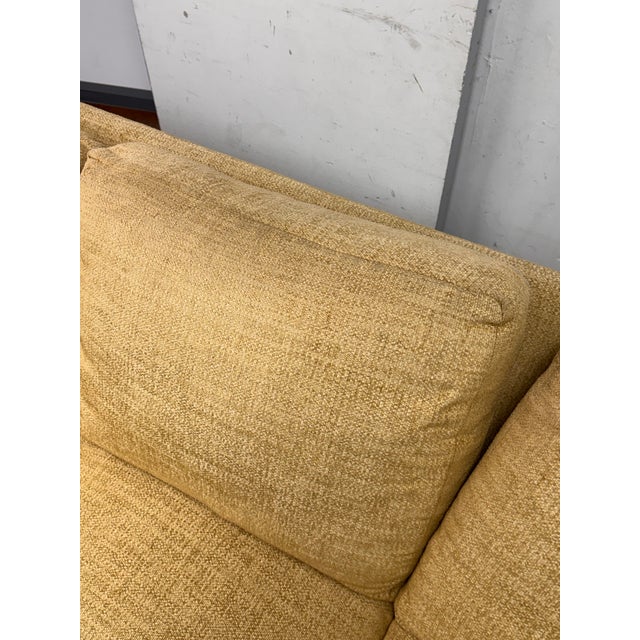 Lee Industries Golden Tweed Sofa For Sale - Image 9 of 12