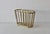 Brass Gumps San Francisco Style Brass Magazine Rack Vintage For Sale - Image 8 of 13